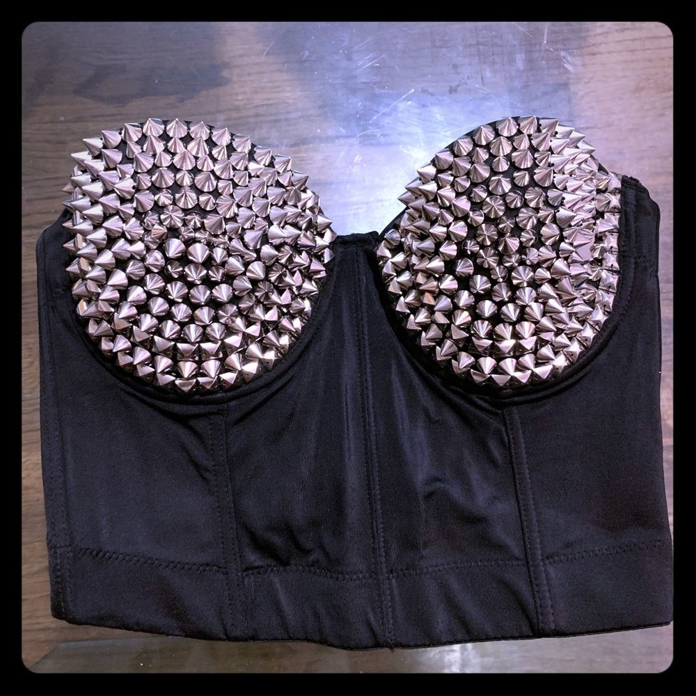 Studded with spikes corset